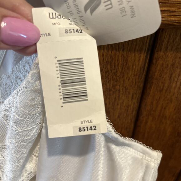 Wacoal Full Figure Bra 85142 Sz 44DDD Ivory Underwire Lace 4 Hooks NWT - Picture 3 of 7